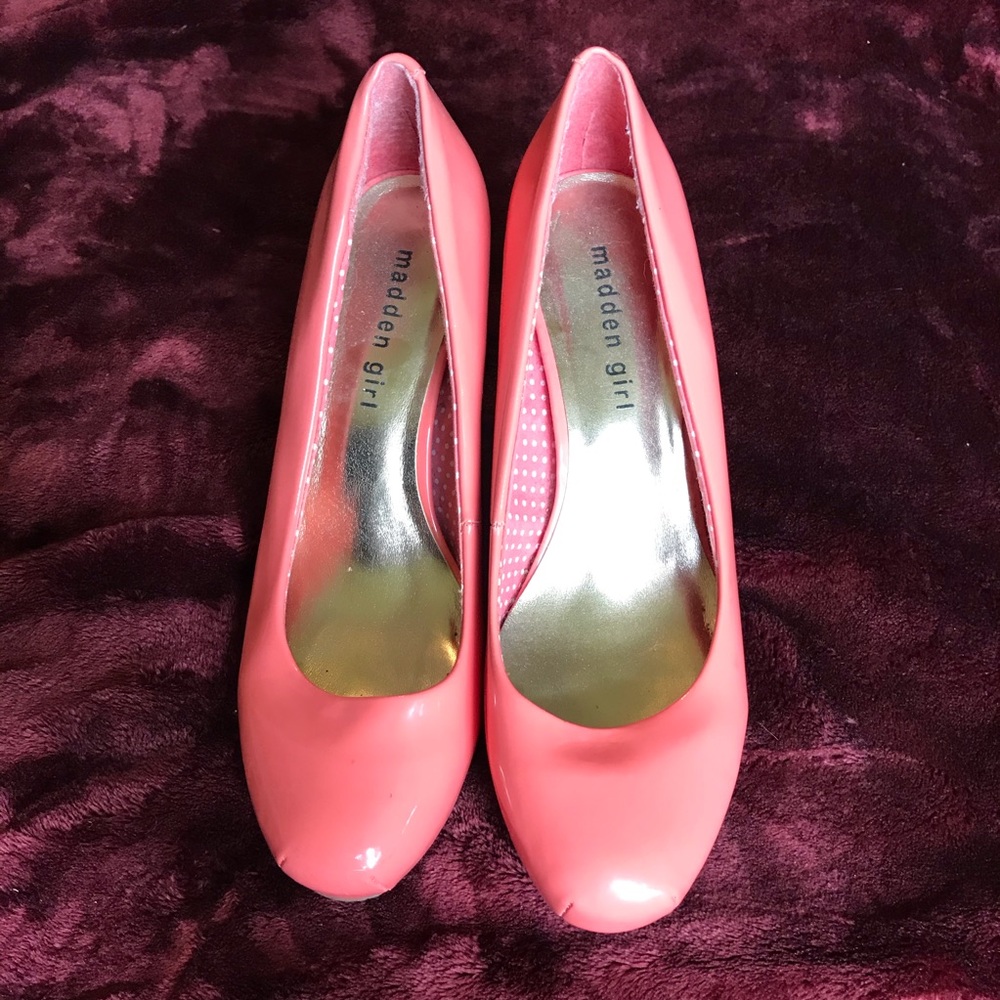 Coral Madden Girl Heels